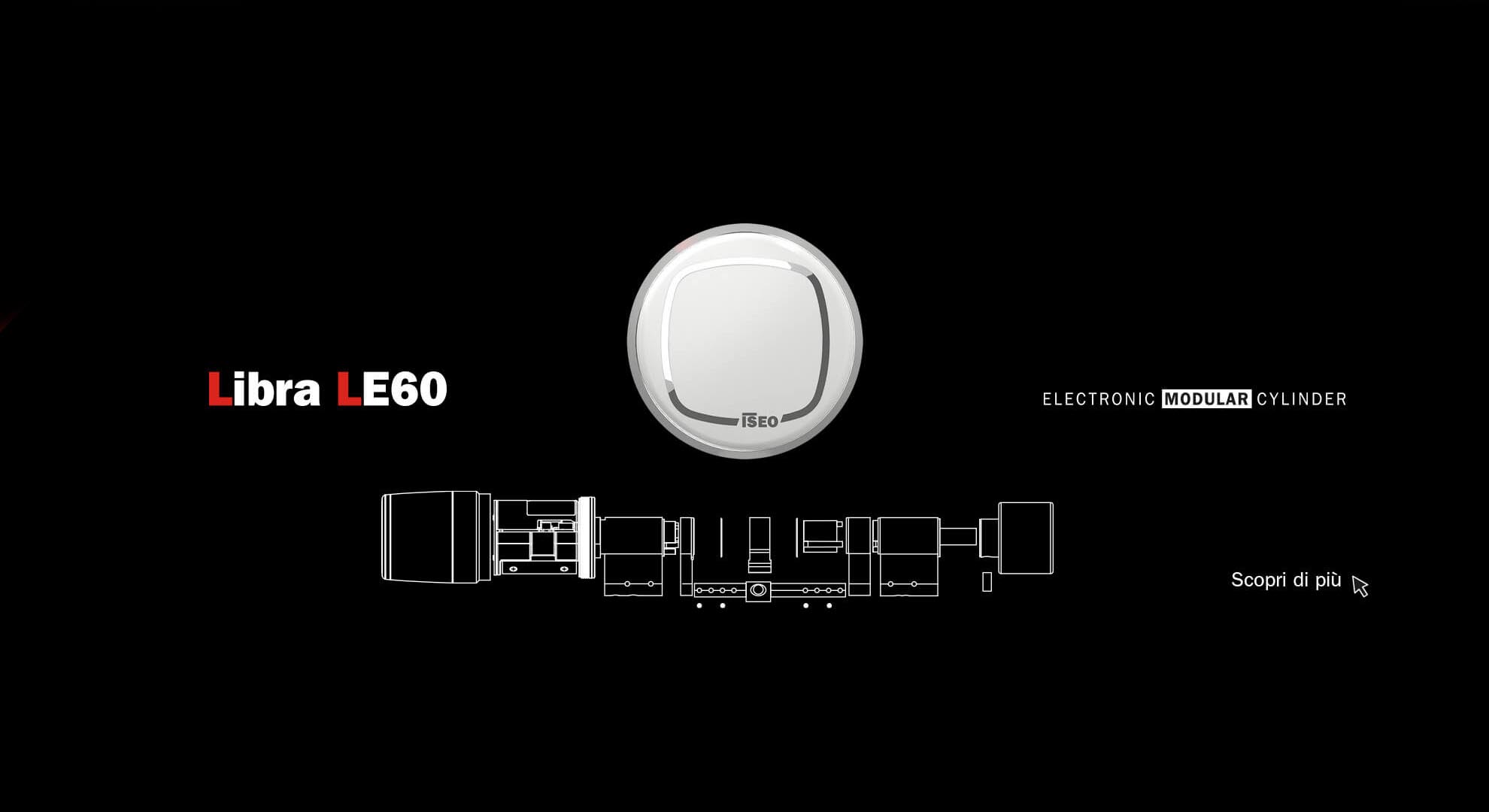 سیلندر هوشمند لیبرا iseo libra smart cylinder ایتالیا ایزئو